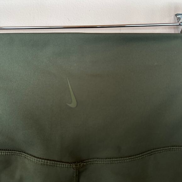 Nike Olive Green Dri-Fit Yoga High Rise 7/8 Length DA2307 Leggings Tights S - Picture 7 of 10